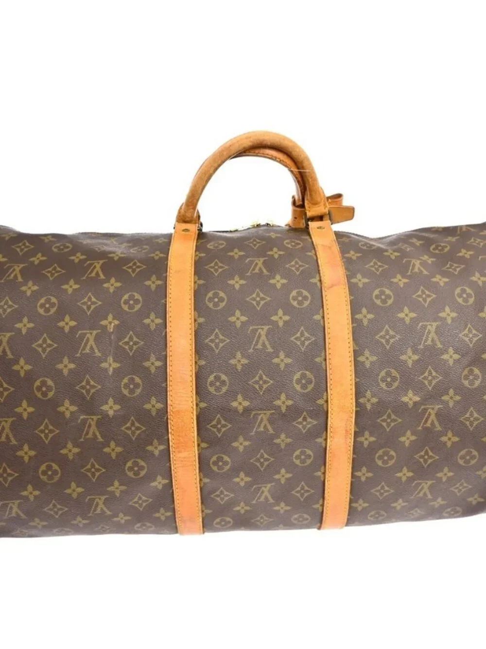 LOUIS VUITTON MONOGRAM KEEPALL BANDOULIERE 60 BAG - Picture 2 of 16
